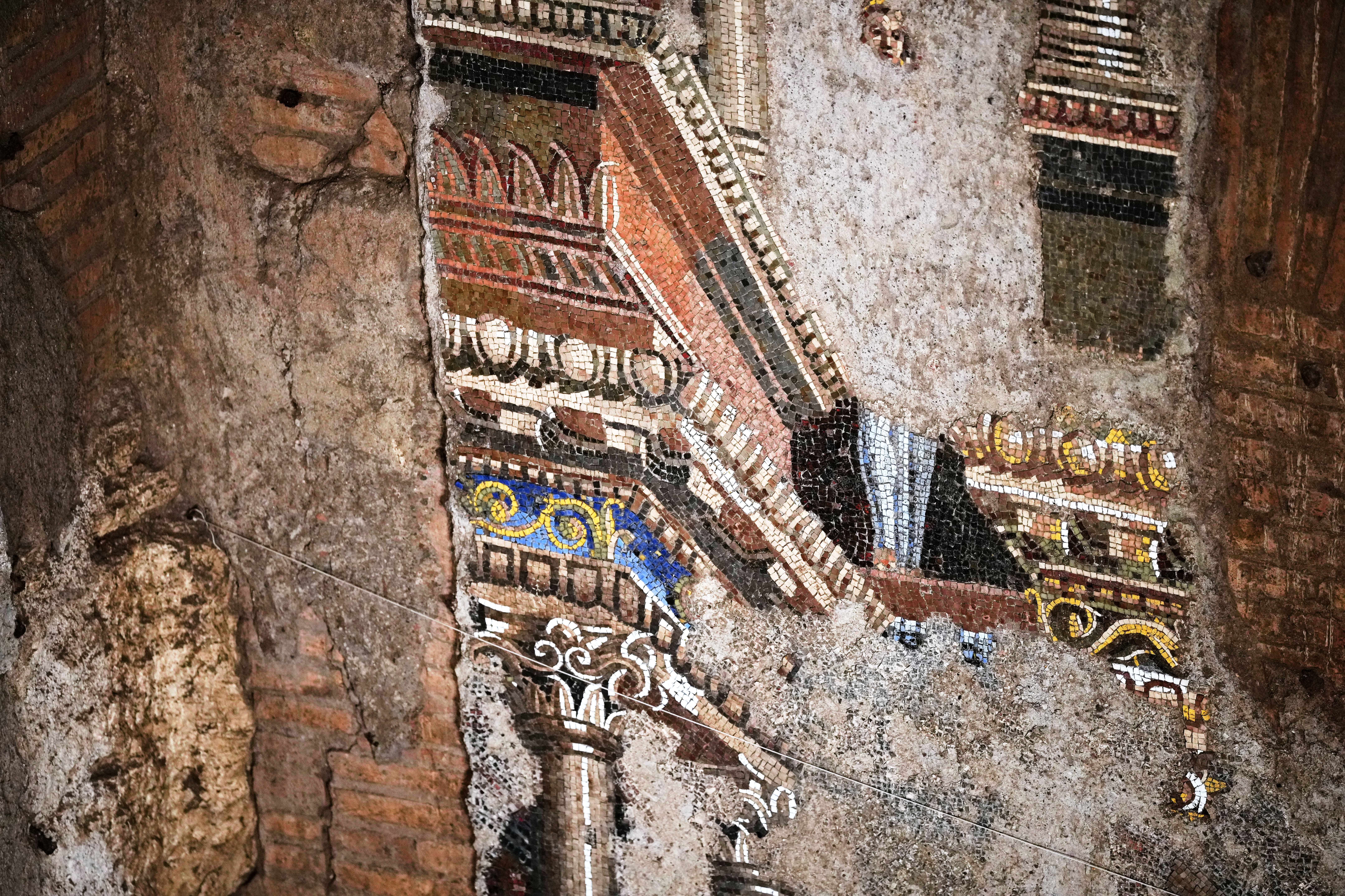 Ancient Rome's biggest fresco and mosaic opens to visitors 3 decades after discovery