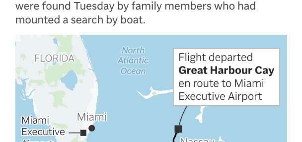 Relative says all 4 family members aboard plane missing off the Bahamas found dead
