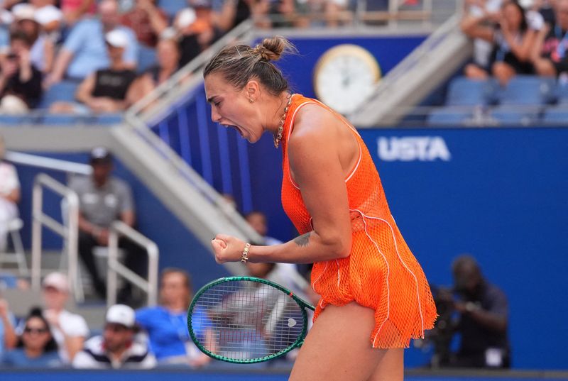Tennis-Sabalenka steamrolls into US Open semis, home fans await 'Battle of the Billionaires'