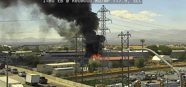 Fire breaks out at Salt Lake City recycling center for second time in 4 months