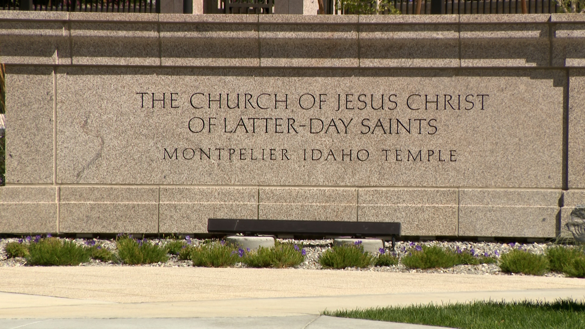 The Montpelier, Idaho Temple is pictured on Tuesday.