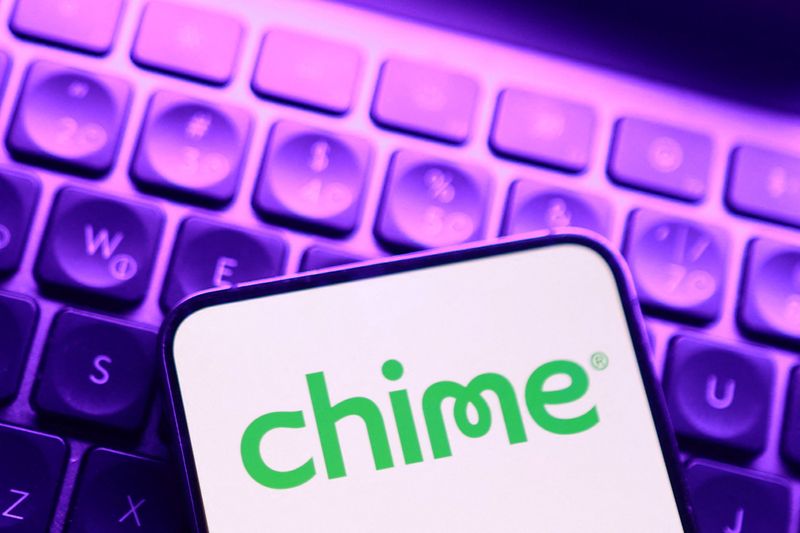 Chime logo in this illustration taken November 27, 2025.