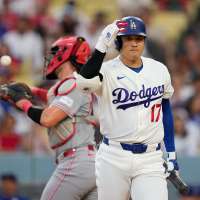 Dodgers sit Shohei Ohtani to 'build him up slowly' after 2-strikeout return