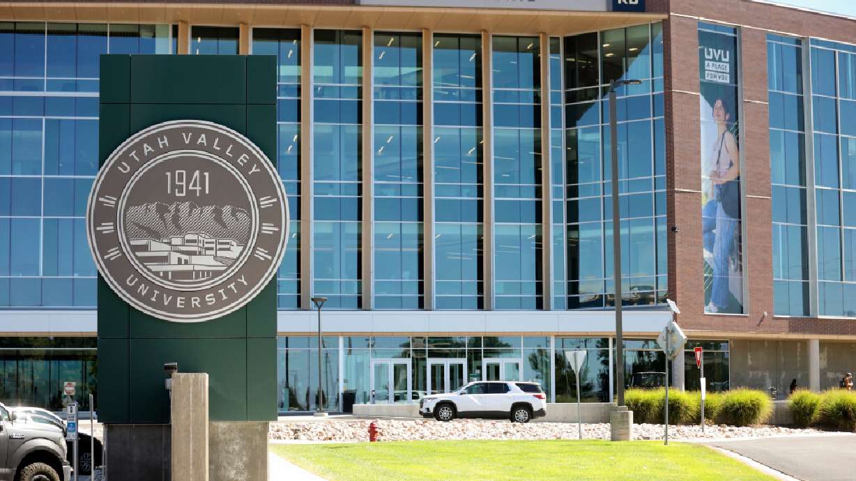 Utah Valley University is pictured in Orem on Thursday. Some people are frustrated with Utah Valley University for how it communicated with students while someone was threatening violence on campus last week.
