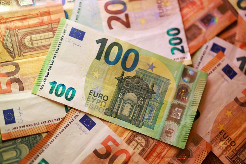Euro banknotes are seen in this illustration taken March 24, 2026.