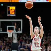 Caitlin Clark's experience at the women's World Cup has been a 'pinch-me moment' for the WNBA star