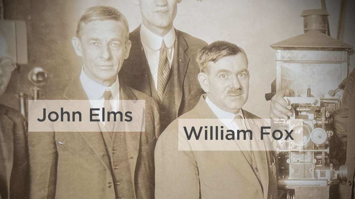 Inventor John D. Elms and film mogul William Fox were instrumental in early efforts to develop widescreen technology decades before it became the theatrical standard.