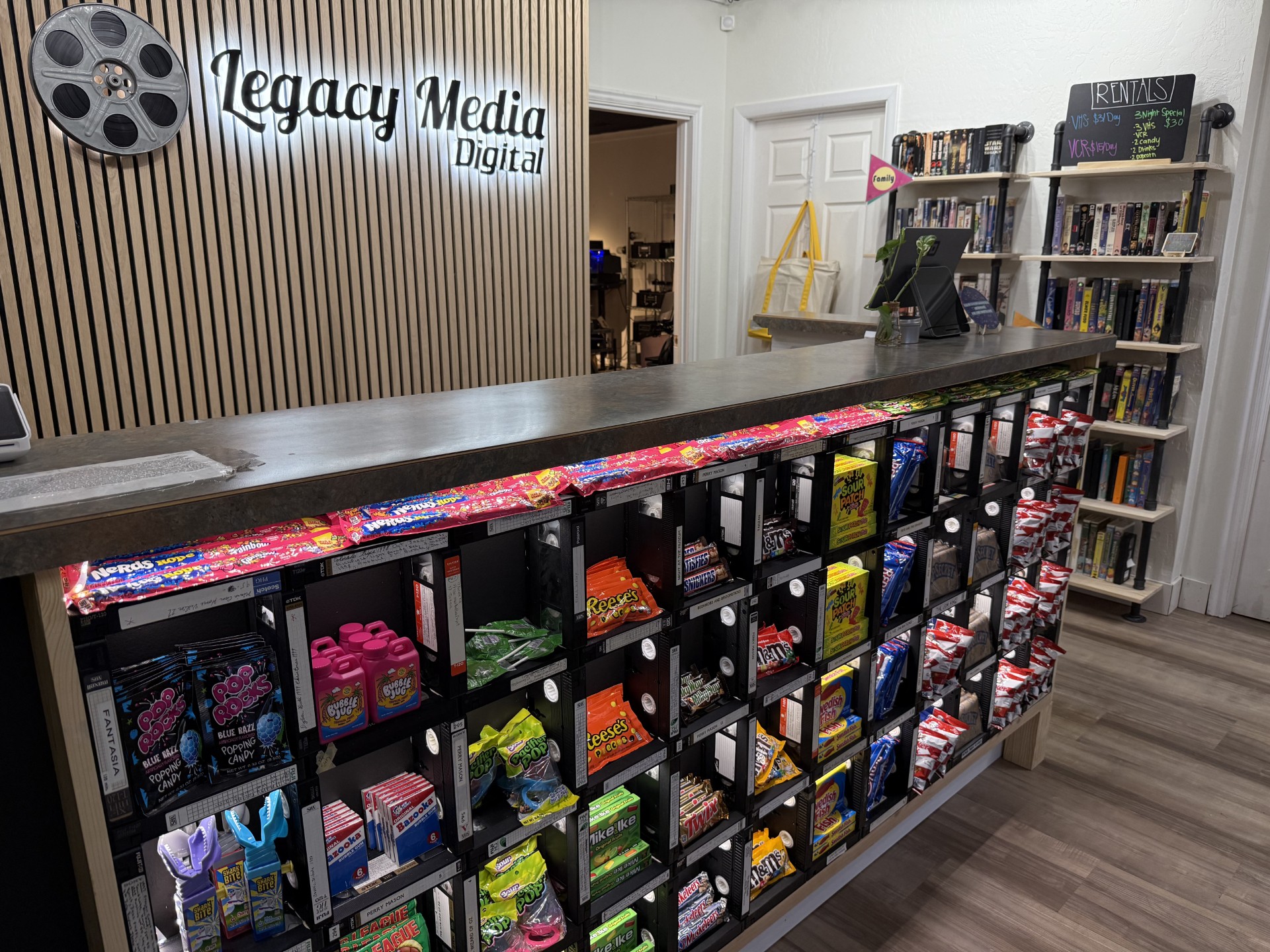 Owner of Legacy Media Digital in St. George, McKay Murdock has been opening up his extensive VHS collection for daily rentals, as a way to bring back 90's nostalgia and family togetherness.