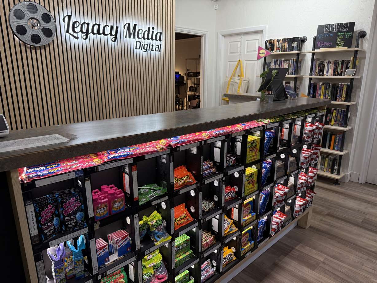Owner of Legacy Media Digital in St. George, McKay Murdock has been opening up his extensive VHS collection for daily rentals, as a way to bring back 90's nostalgia and family togetherness.