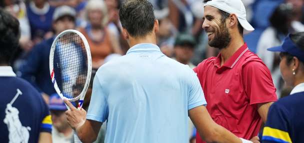 Khachanov reaches US Open semifinals after Blockx's body gives out and forces him to stop playing