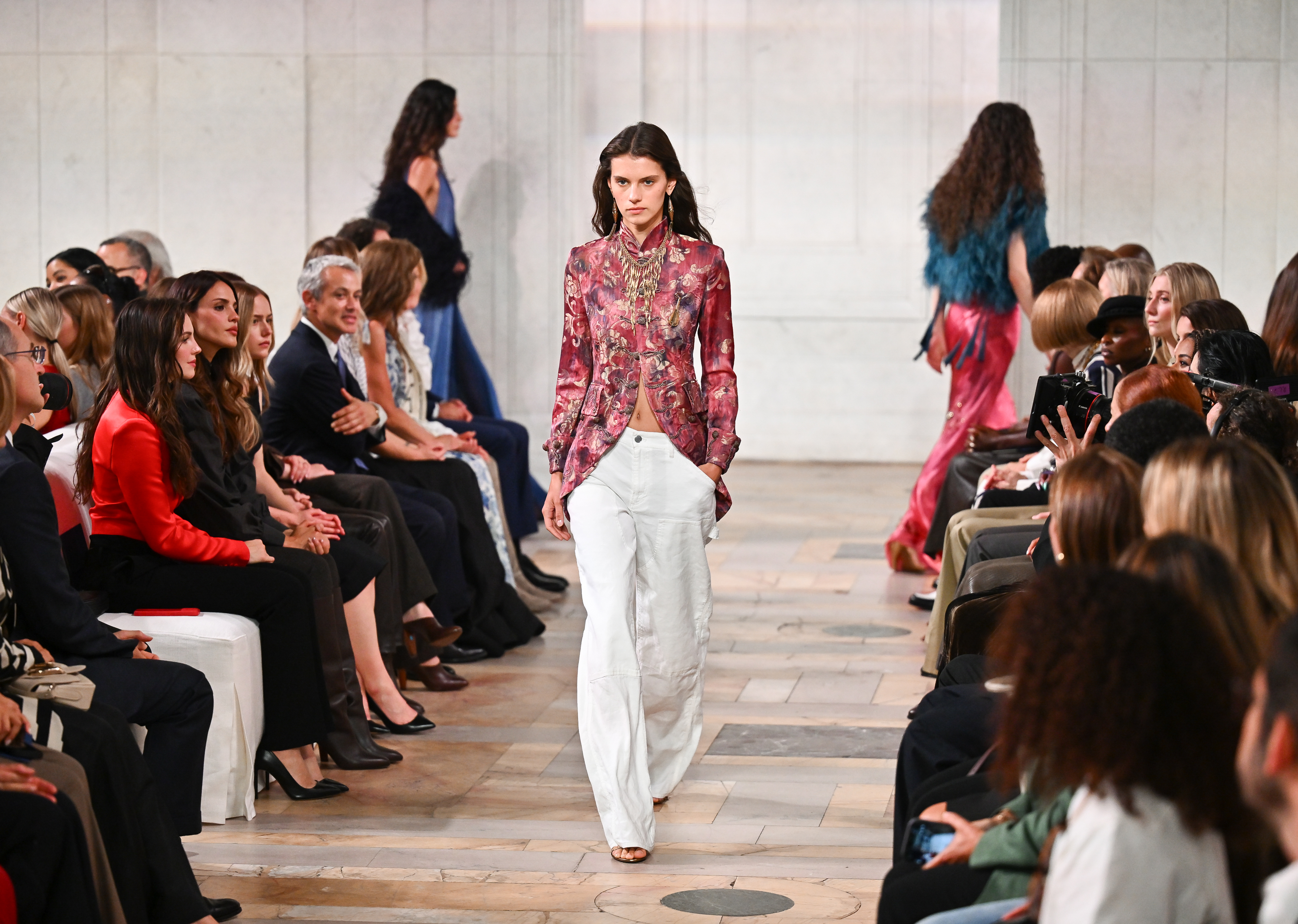 Ralph Lauren delivers modern take on romance with romantic silhouettes