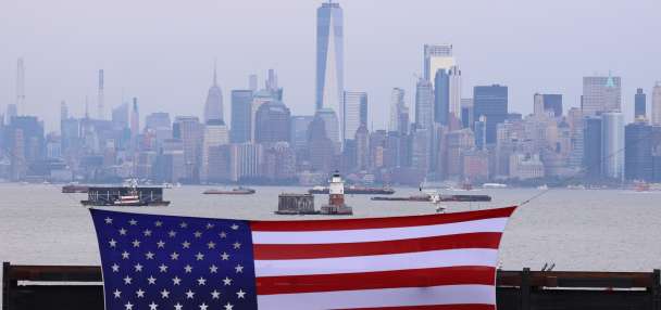 Runners carrying American flags from Boston to NYC to 'reclaim the route' of 9/11 flights