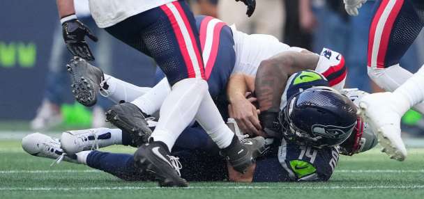 Seahawks QB Sam Darnold has a muscle injury. His status for Seattle's next game is uncertain