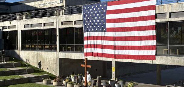 'Modern-day martyr': Thousands honor Charlie Kirk at UVU memorial