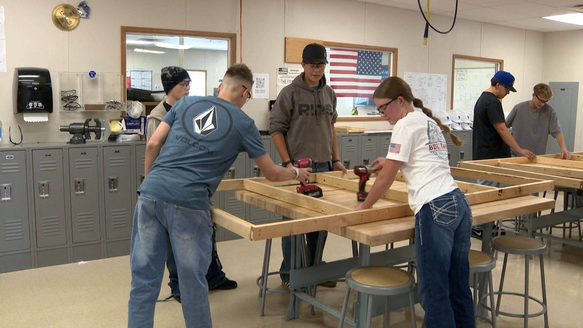 Construction students at the Jordan Academy for Technology and Careers, or JATC, have built roughly 400 walls for the Major Brent Taylor Foundation's annual 9/11 Project. A generation of Utah students that was not yet born is helping preserve the memory of that day.