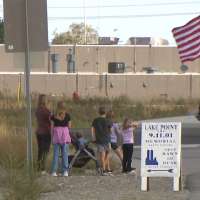 16-year-old girl flies American flag on horseback honor 9/11