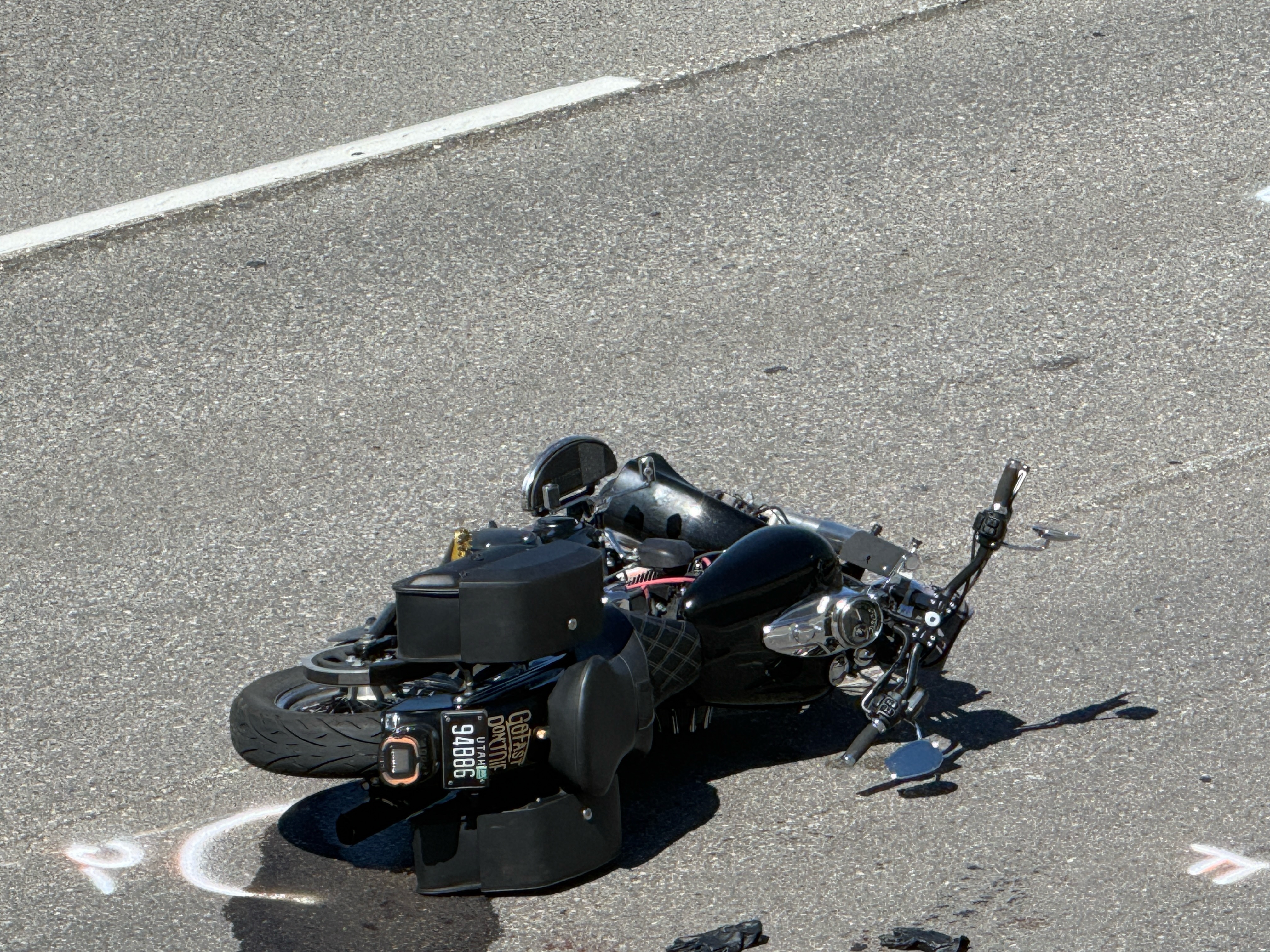 Motorcyclist dies in crash during motorcade honoring fallen firefighters