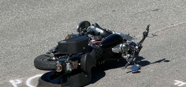 Motorcyclist dies in crash during motorcade honoring fallen firefighters