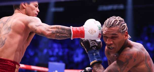Ryan Garcia impressively defends WBC welterweight title with 2nd-round TKO of Conor Benn