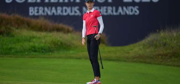 Team captain Angela Stanford rues missed putts by Americans and slow greens at the Solheim Cup