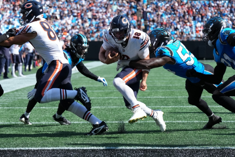 NFL roundup: Bears score 59 in record-setting Week 1 win over Panthers