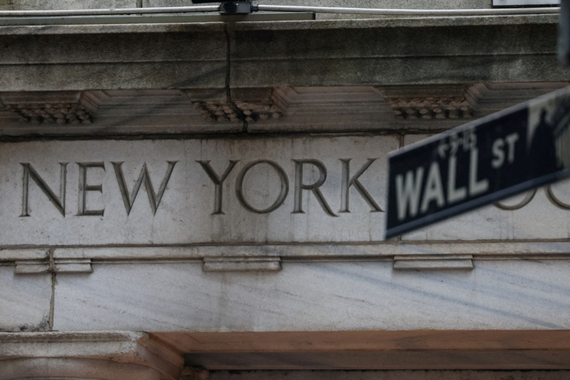 FILE PHOTO: A view shows the New York Stock Exchange (NYSE) Wall Street entrance in New York City, U.S., April 7, 2025.