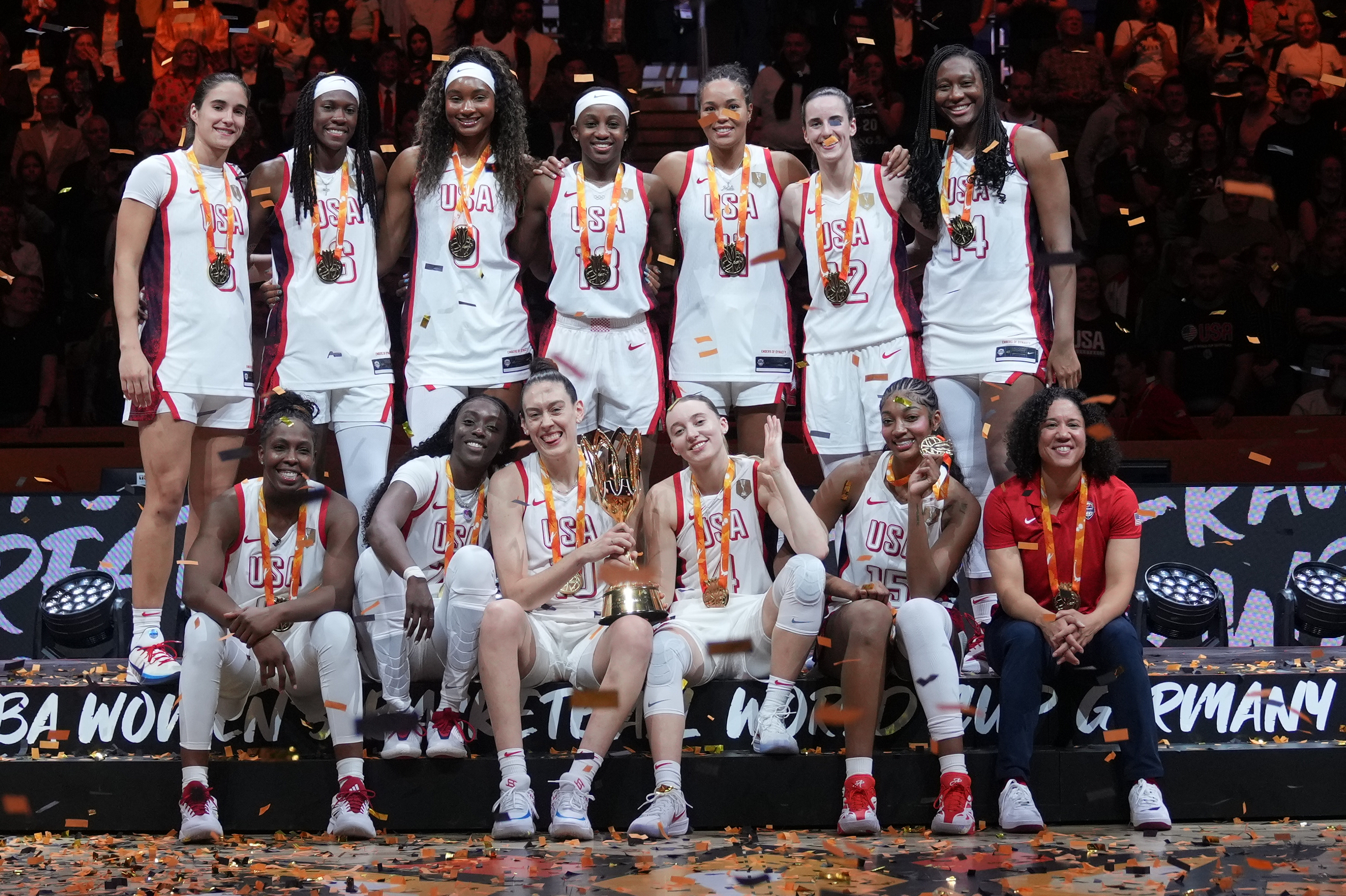US women show some vulnerability ahead of LA Games capturing 5th straight World Cup basketball title