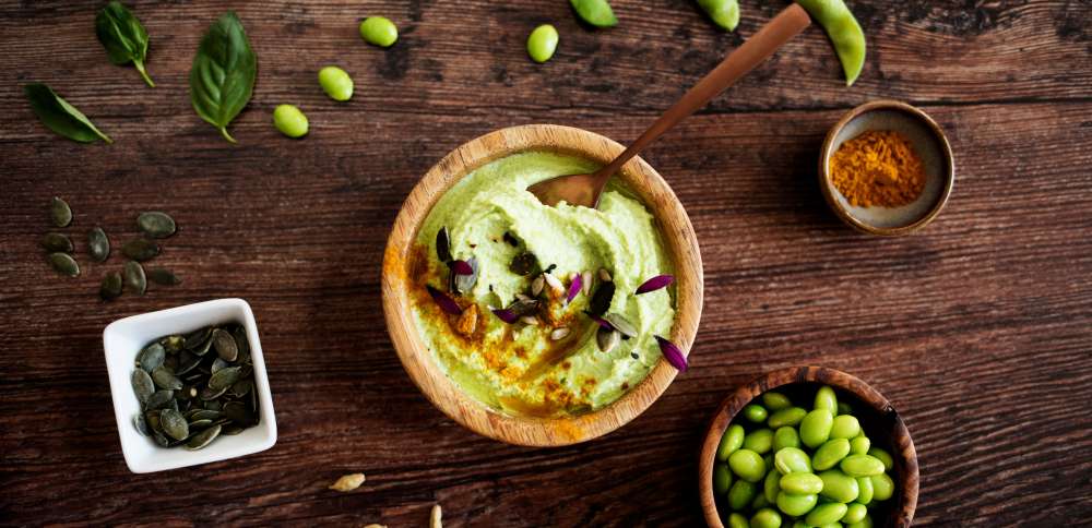 Add some Asian flavor to your game day spread with edamame guacamole