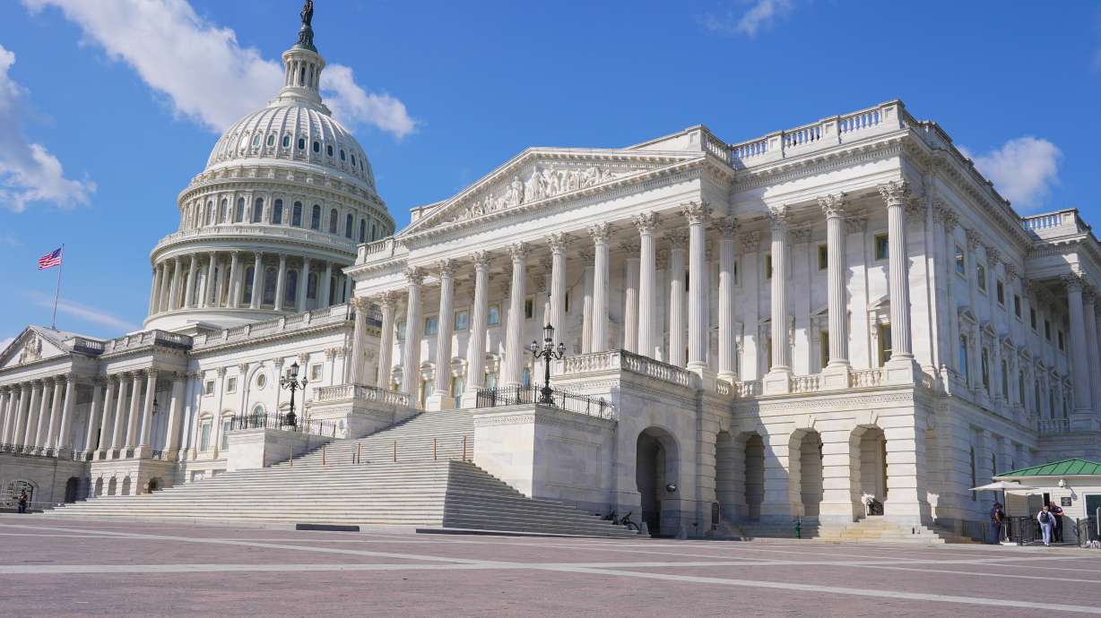 The U.S Capitol is photographed Monday, Sept. 14, 2026, in Washington.