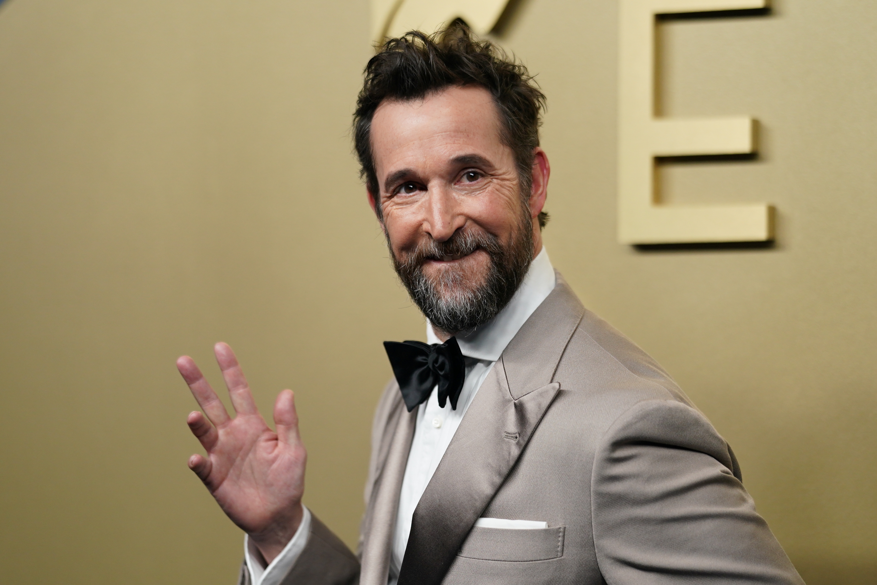 Noah Wyle arrives at the 78th Emmy Awards on Monday, at the Peacock Theater in Los Angeles.