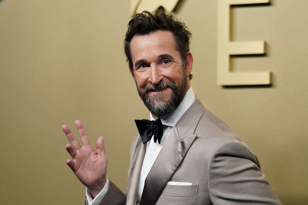 Noah Wyle arrives at the 78th Emmy Awards on Monday, at the Peacock Theater in Los Angeles.