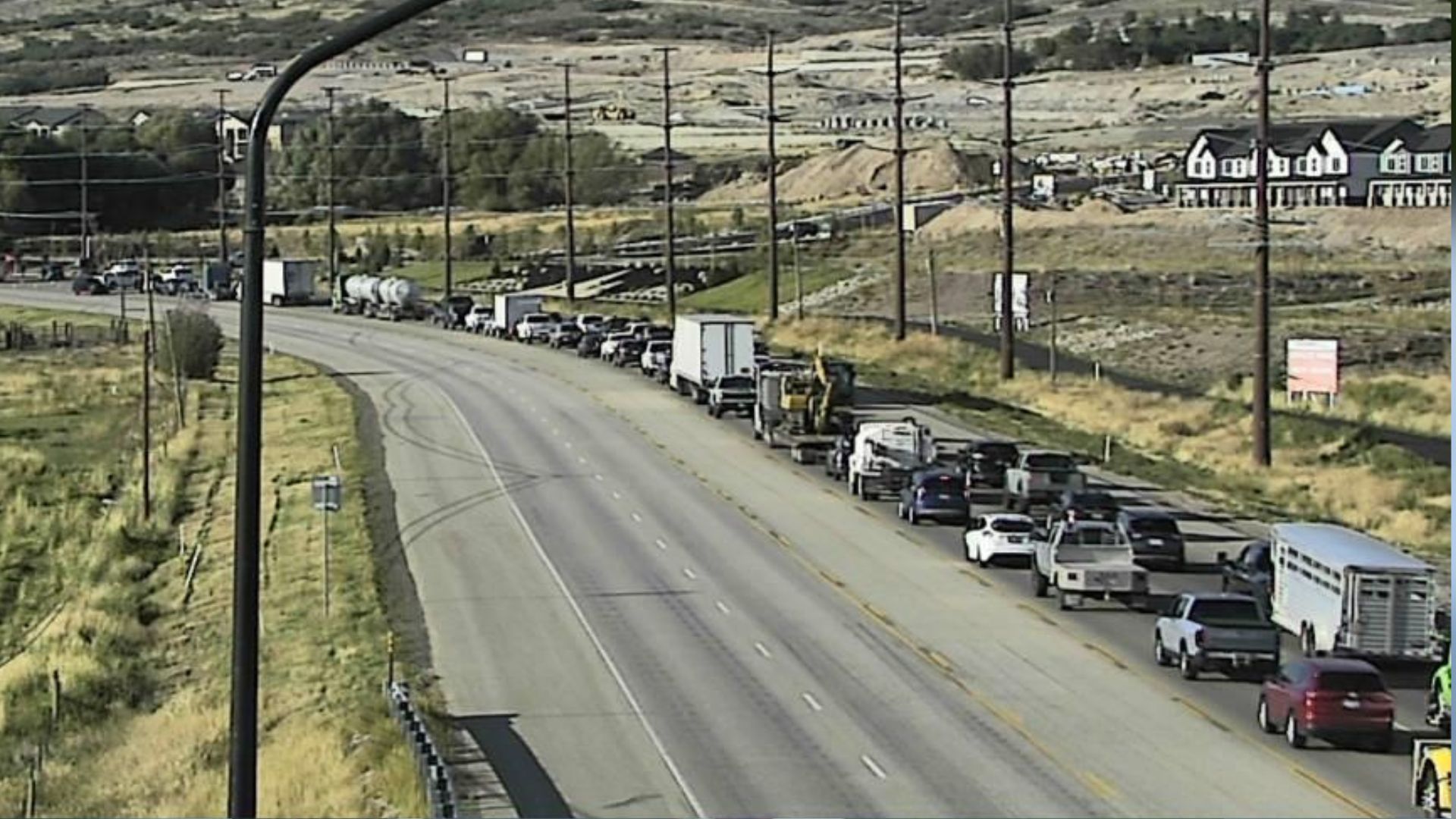 Fatal crash causing heavy delays near Heber