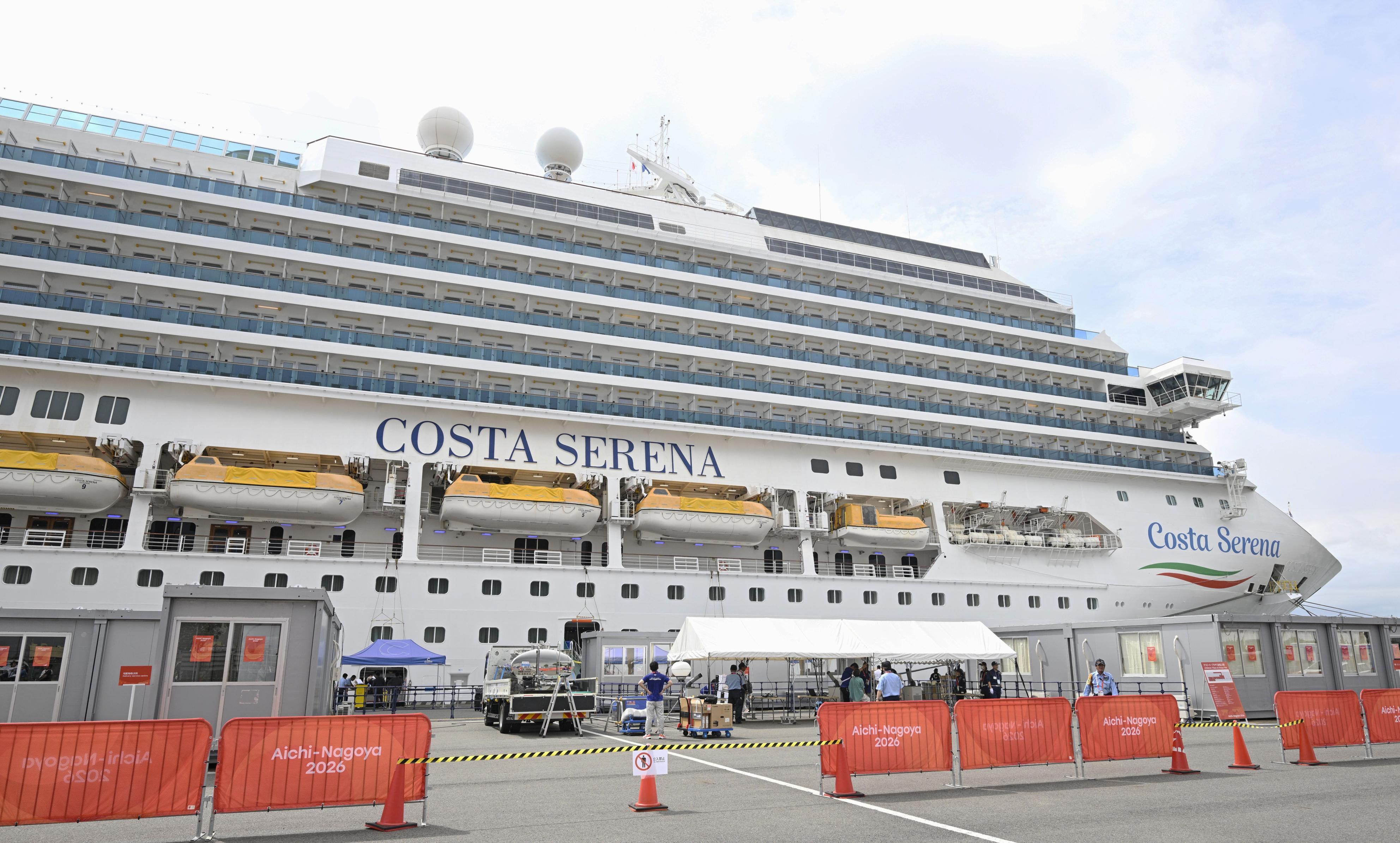 All aboard. The Asian Games will lodge thousands of athletes on an Italian cruise ship
