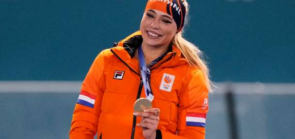 Olympic speedskating star Jutta Leerdam says she won't race this season