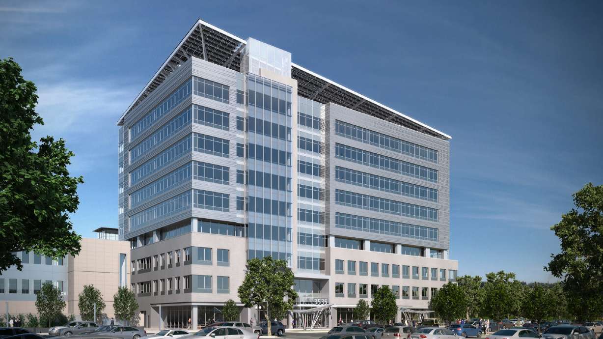 A rendering of a new medical campus in West Valley City, announced Tuesday by Intermountain Health.