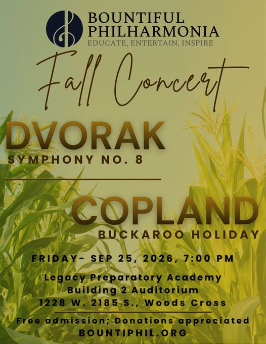 Bountiful Philharmonia Fall Concert