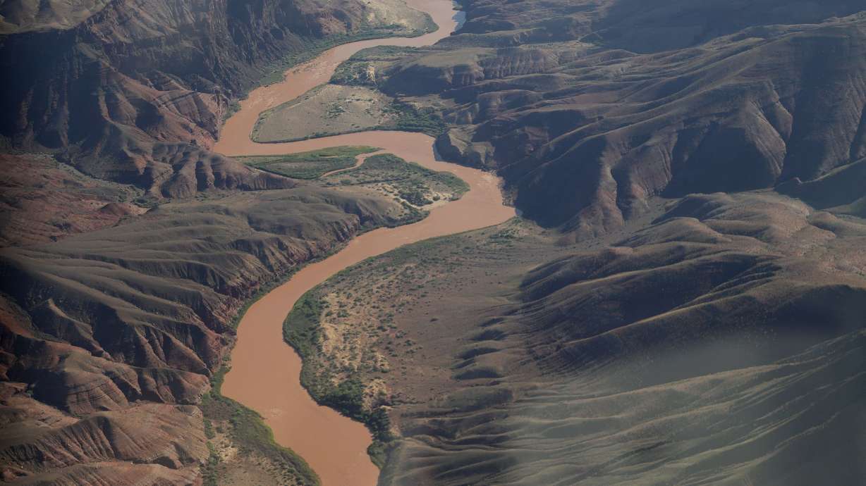 The Colorado River is seen at Grand Canyon National Park on September 1, 2026.