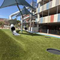 2 massive, stainless-steel slides at City Hall Plaza in St. George now open to public