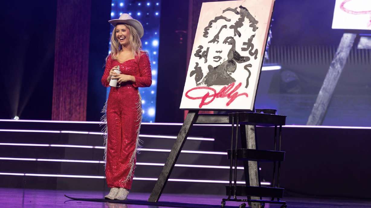 Shelby Springall is using her platform as former Miss Iron County and current Miss Color Country to highlight the arts in STEM education — one upside-down painting at a time.