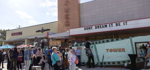 Film society sets long-awaited reopening target for historic Tower Theatre
