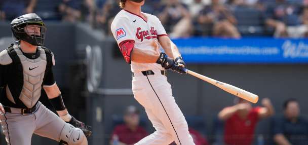 Petey Halpin's 3-run homer propels Guardians past White Sox and into 1st place in AL Central