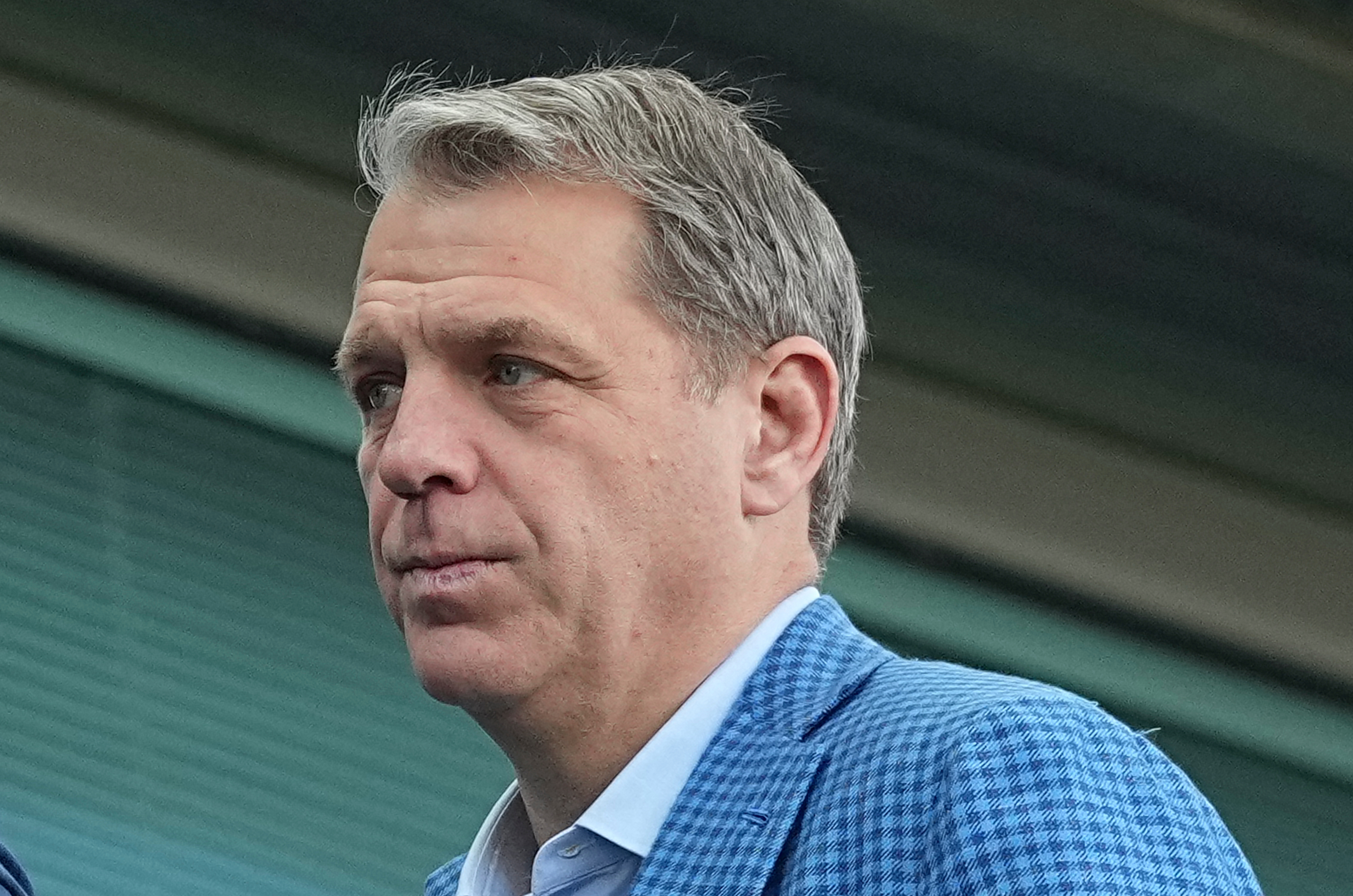 FILE -Chelsea owner/chairman Todd Boehly during the English Premier League soccer match between Chelsea and Leicester City, at the Stamford Bridge Stadium in London, March 9, 2025. 