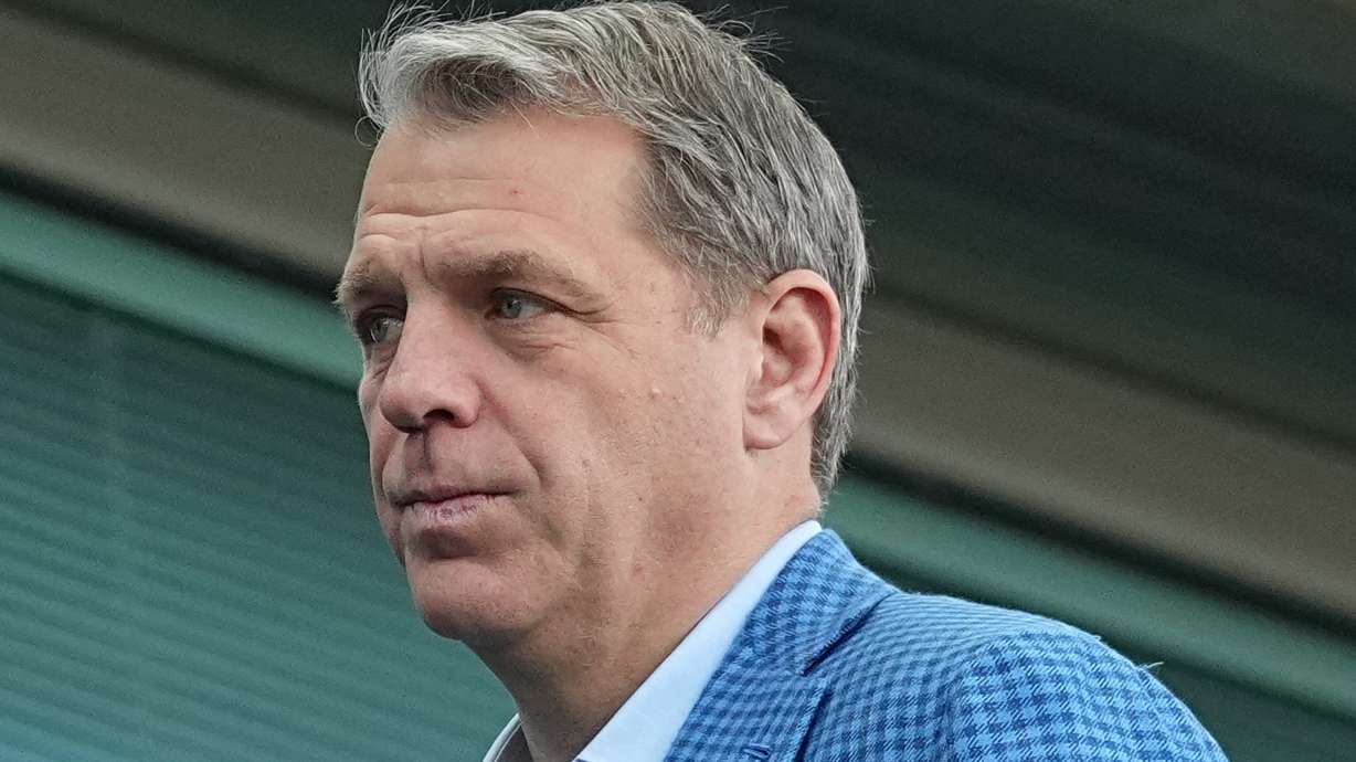 FILE -Chelsea owner/chairman Todd Boehly during the English Premier League soccer match between Chelsea and Leicester City, at the Stamford Bridge Stadium in London, March 9, 2025.