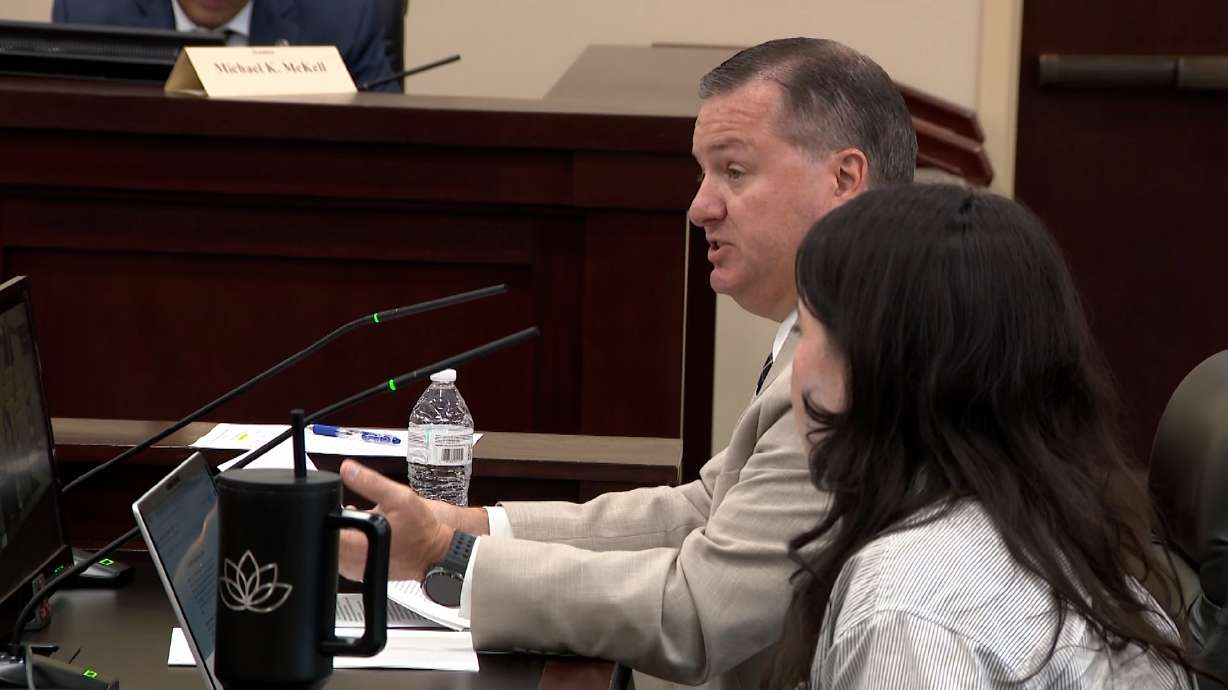 Lonny Pehrson, Utah Government Records Office director, speaks to state lawmakers at the Capitol on Wednesday. The number of public records appeals being filed with the new Utah Government Records Office is increasing.