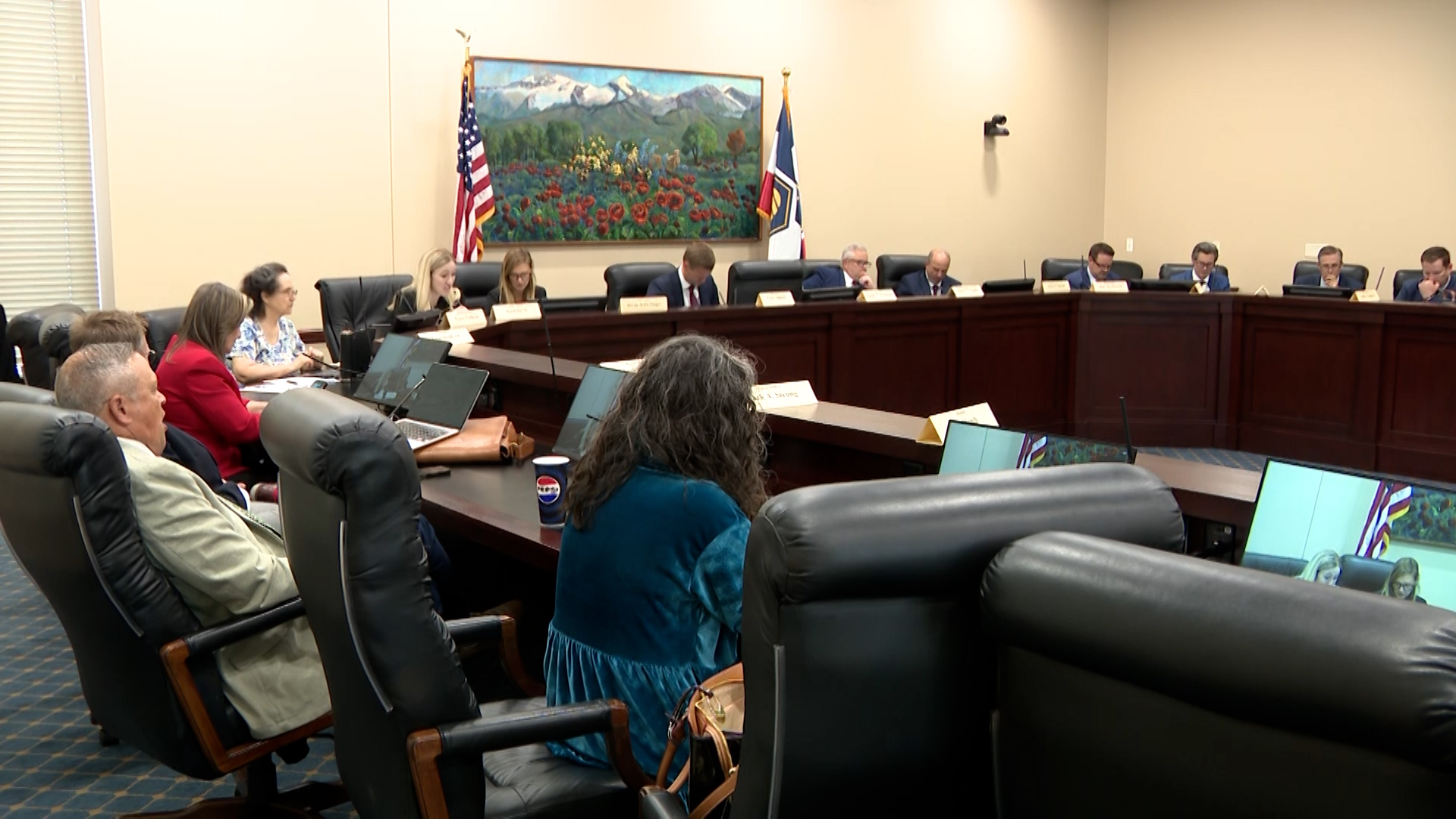 The Utah Government Operations Interim Committee is pictured during a meeting at the Capitol on Wednesday.