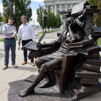 Utah sculptors' tributes to Founding Fathers now on display at Utah Capitol