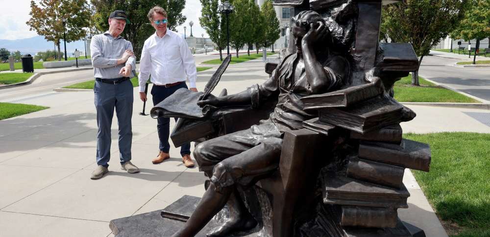 Utah sculptors' tributes to Founding Fathers now on display at Utah Capitol