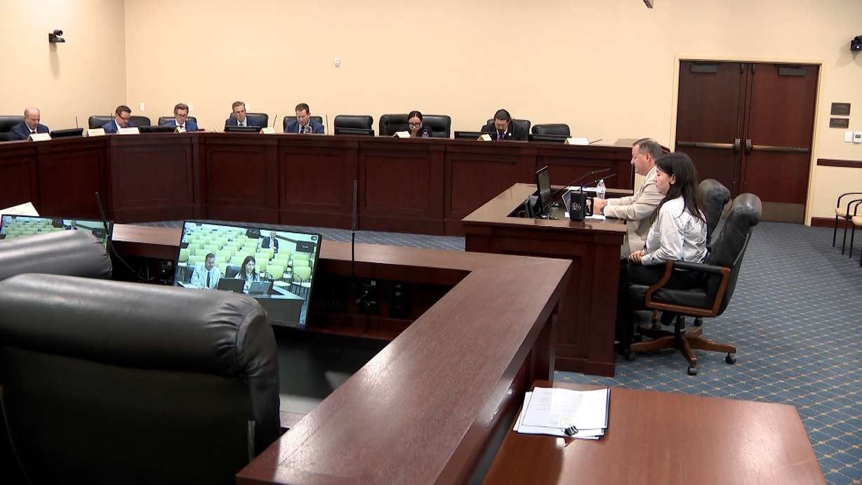 The Utah Government Operations Interim Committee is pictured during a meeting at the Capitol on Wednesday.