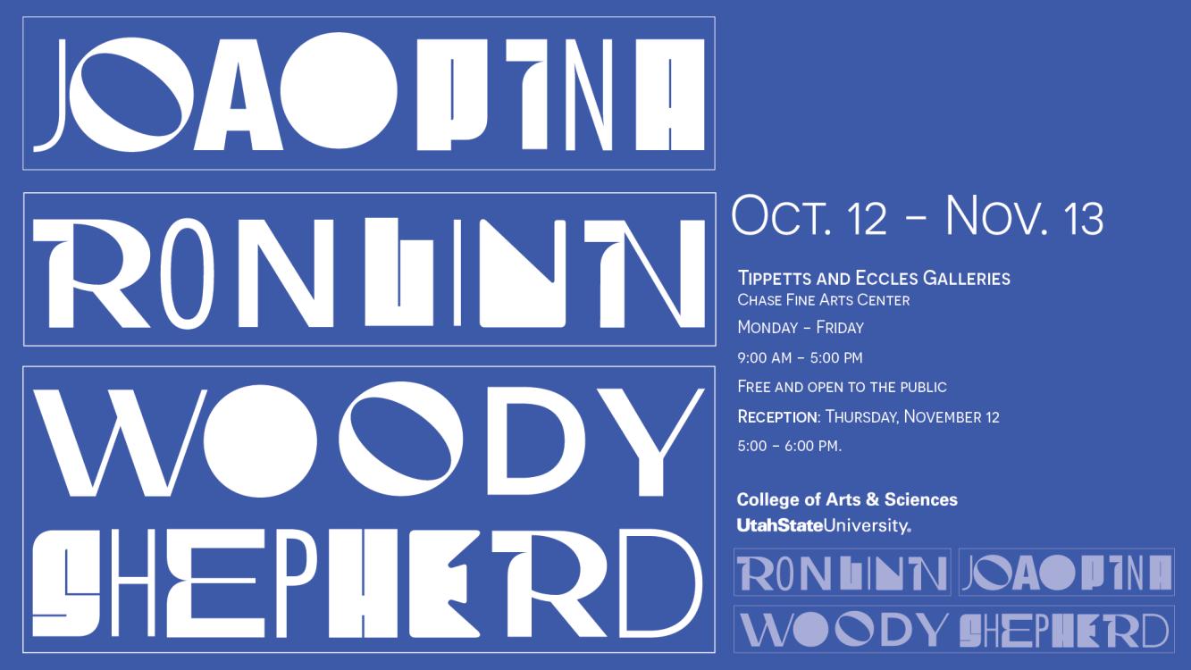 Joao Pina, Ron Linn, and Woody Shepherd Exhibition