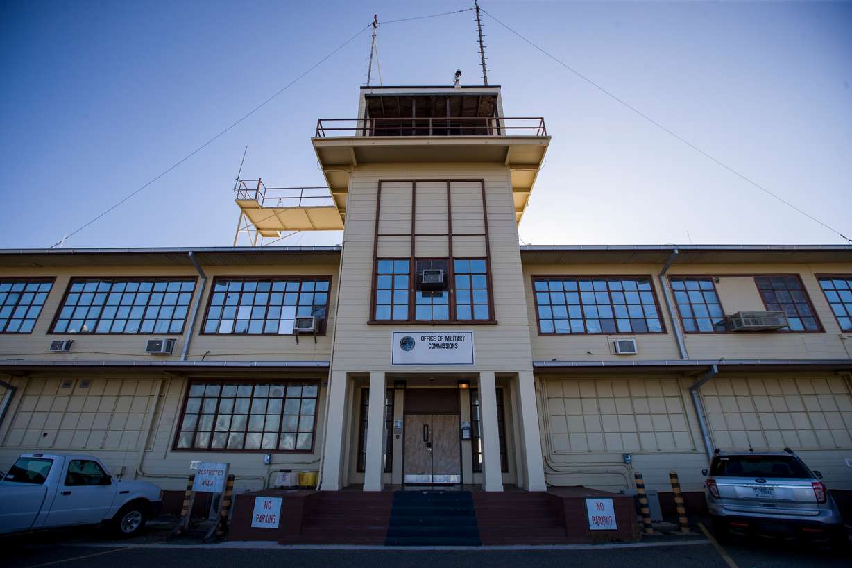 The Office of Military Commissions building used for Periodic Review Board hearings, April 18, 2019, in Guantanamo Bay Naval Base, Cuba. Abu Zubaydah had his detention reviewed in a hearing on Thursday.